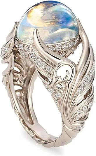 Adjustable Moonstone Ring